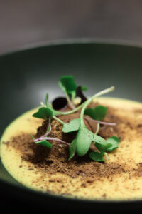Photographe culinaire à Nice — dressage d'assiette gastronomique